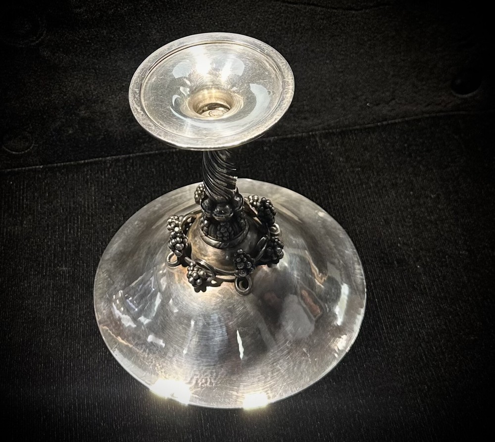 Georg Jensen 263A Sterling Silver Compote Grape Bowl 5"