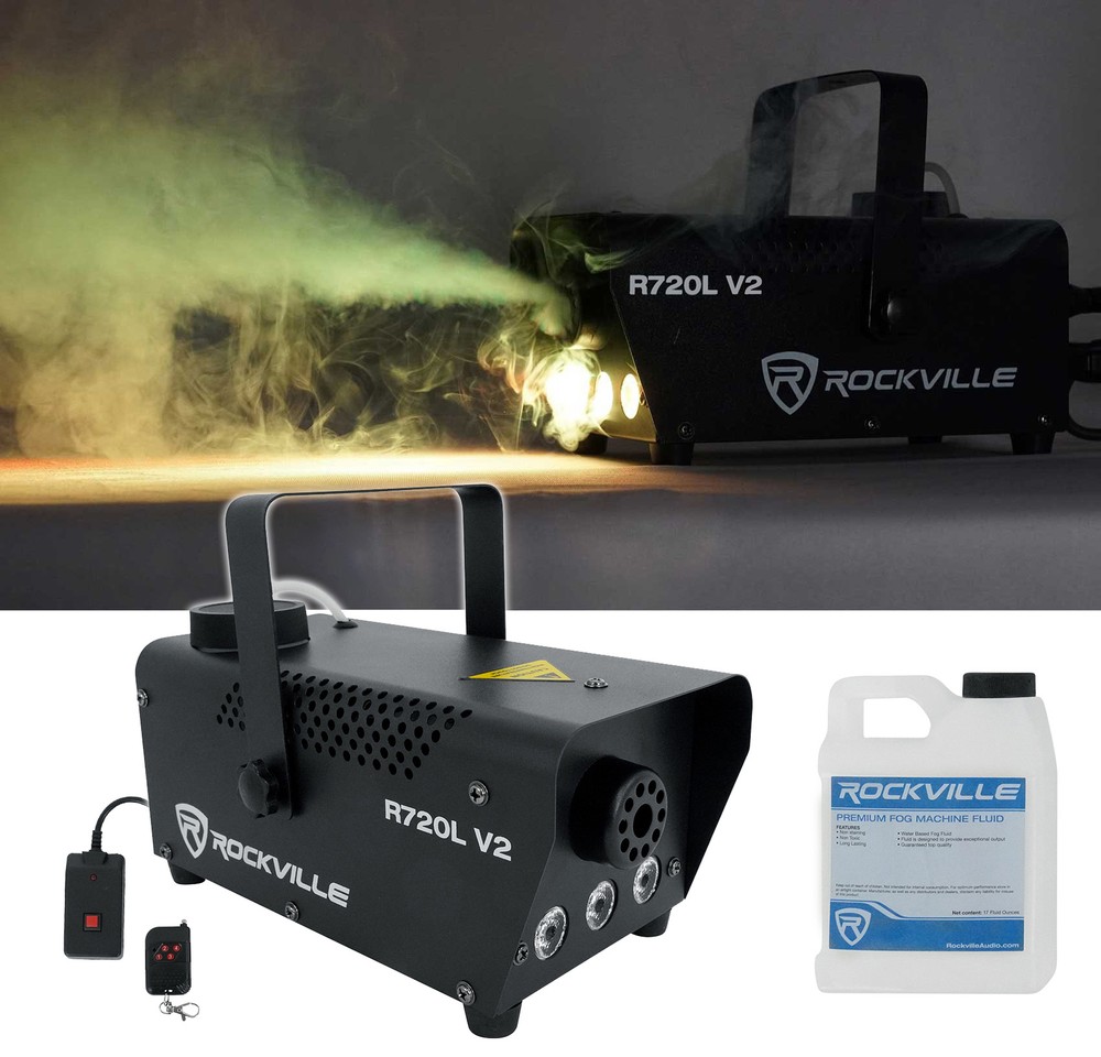 (4) American DJ Pixie Strip-120 Pixel Strip Lights+Pixie Driver V2+Hazer+Fogger
