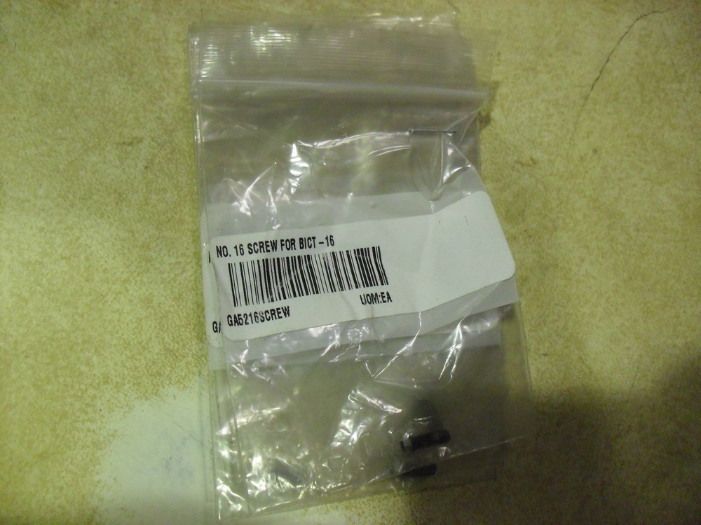 Four !! Borite No. 16 Screws For BICT-16 Tool Bits