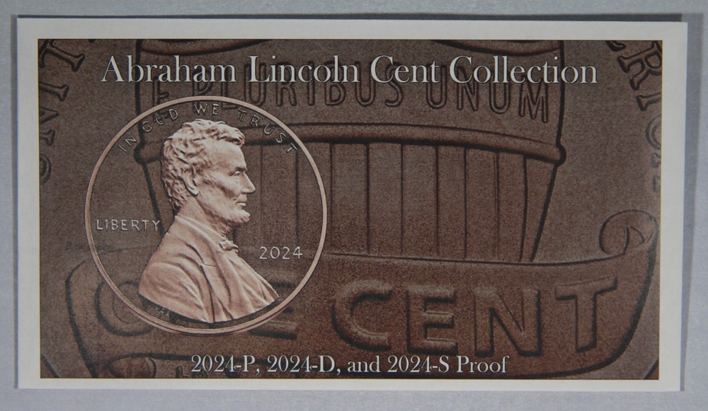 2024 P D S Lincoln Shield Proof Penny Set ~ Proof from Set, P/D from Rolls.