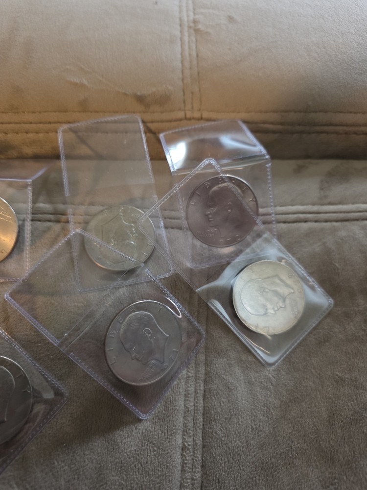 10) random Ike dollars in good condition