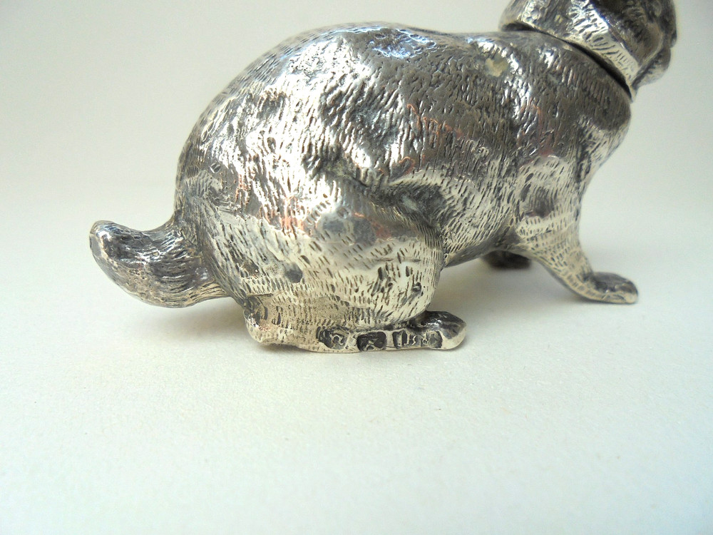 Sterling Silver Rabbit / Hare Pepperette Figure