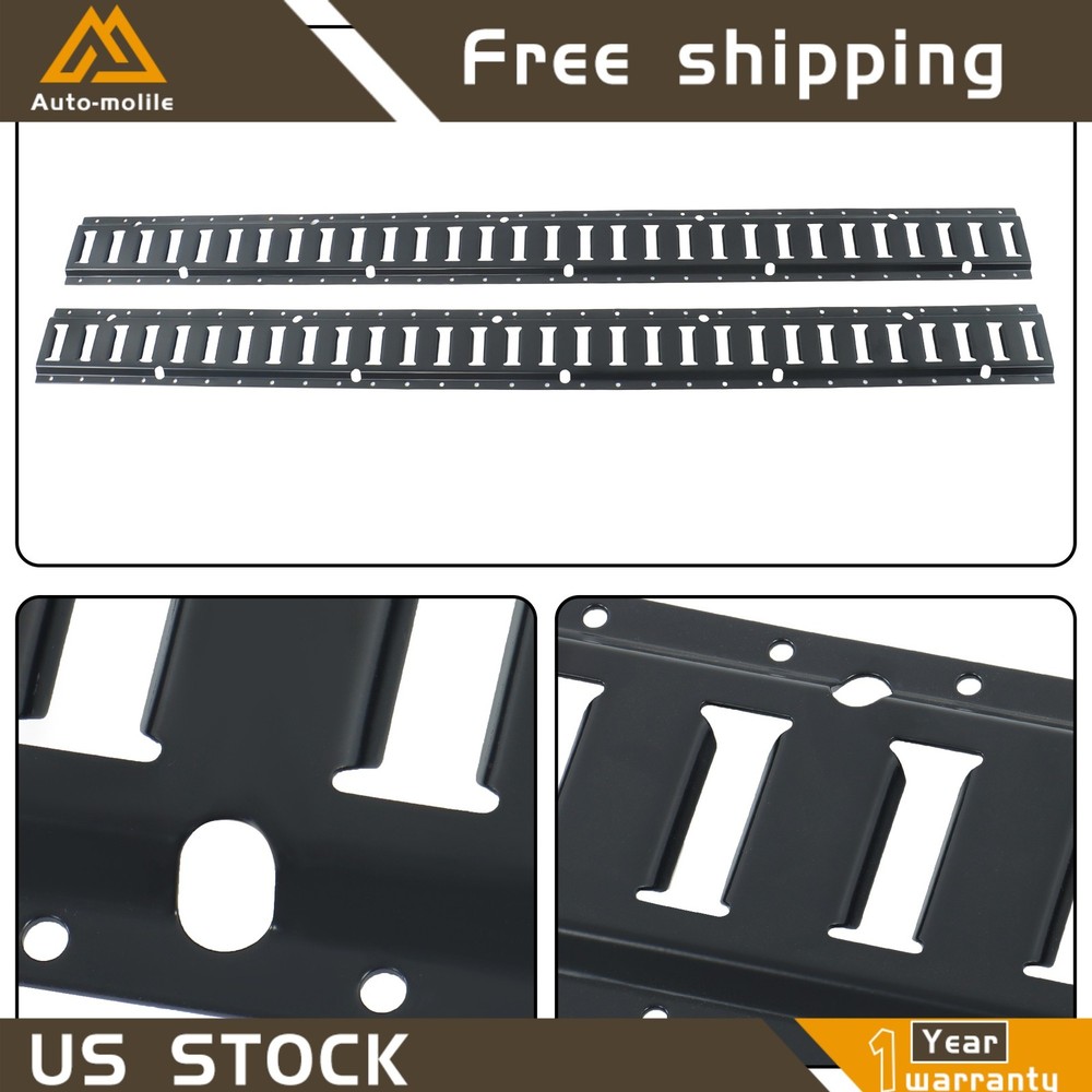 5' E-Track Tie Down Rail Secure Cargo For ATV Truck 2 Pack Multi Purpose Durable
