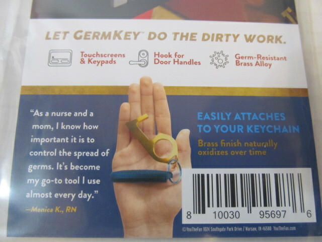 Set of 2 Original GermKey Germ Resistant Touching Devices