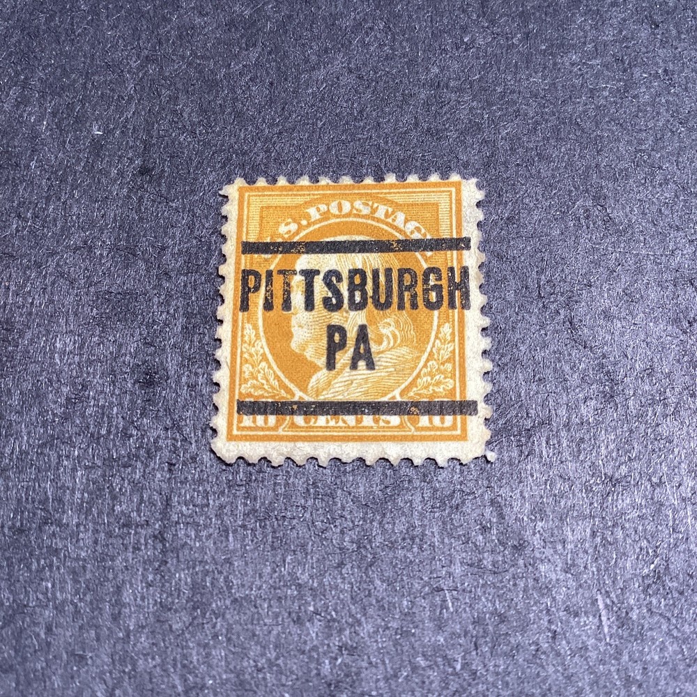Scott #510 10c Franklin. Pittsburgh, PA.Pre-Cancel.NG