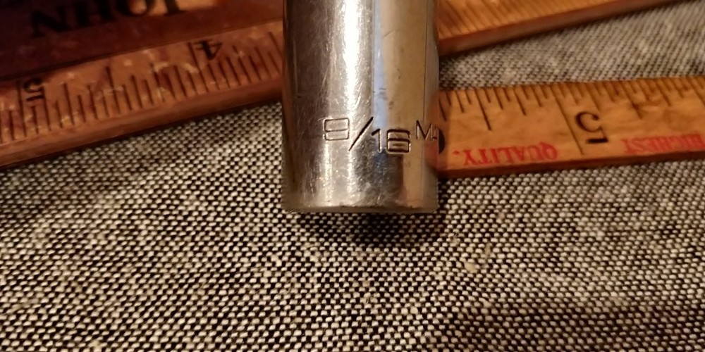 Matco Tools BD186 9/16" 6 Point Semi Deep Well Socket 3/8” drive