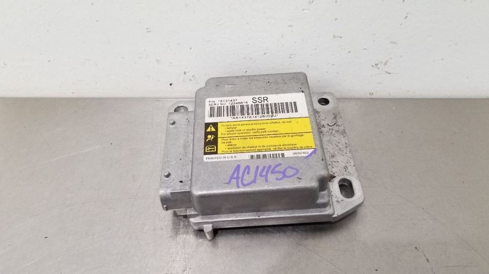 04 CHEVY SSR SRS CONTROL MODULE 12246615