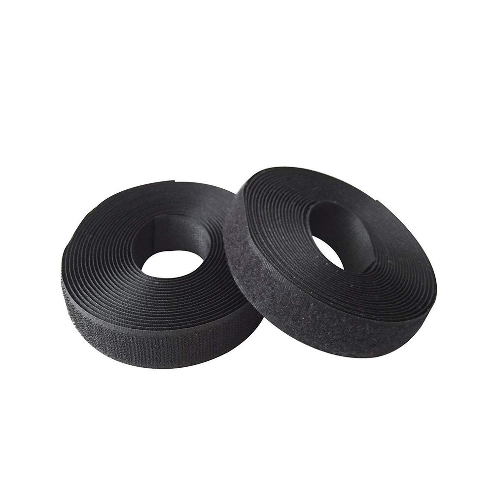 1 inches Width (25mm) 5 Yards Sew on Hook and Loop Strips,Interlocking Tape, ...