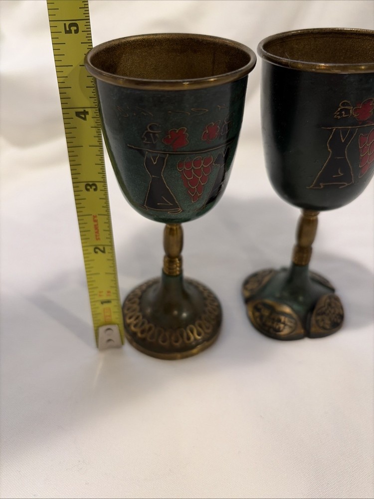 Israel Hakuli Hand Painted Goblet-Sabra Set