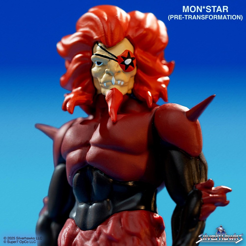 Super7 Reaction Figure SilverHawks Monstar 3.75 inch Scale, Multicolor