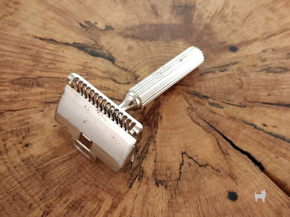 GEM 1912 Short Handle VTG Single Edge Safety Razor