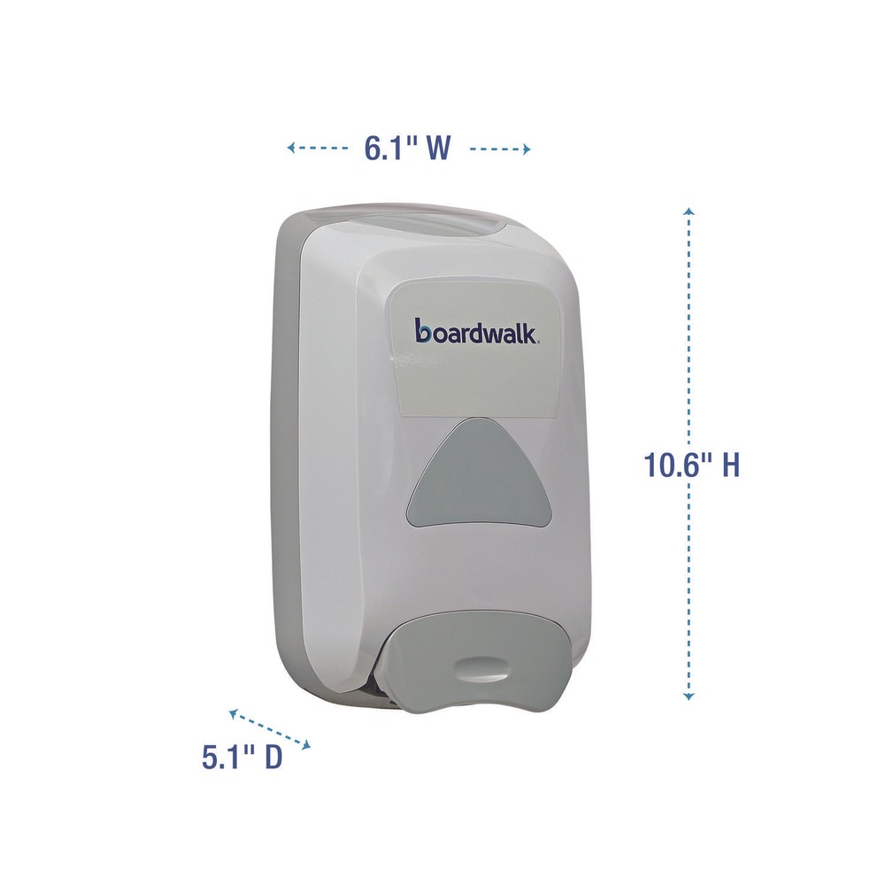 Boardwalk® Soap Dispenser, 1250mL, Gray