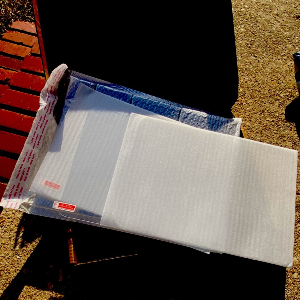 Foam Wrap Sheets for Packing and Shipping, Sheet Format, White, Multiple Pieces
