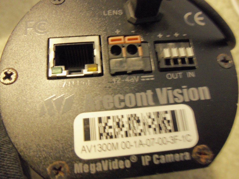 Arecont Megapixel AV1300M IP Network Security Surveillance POE Cam Camera