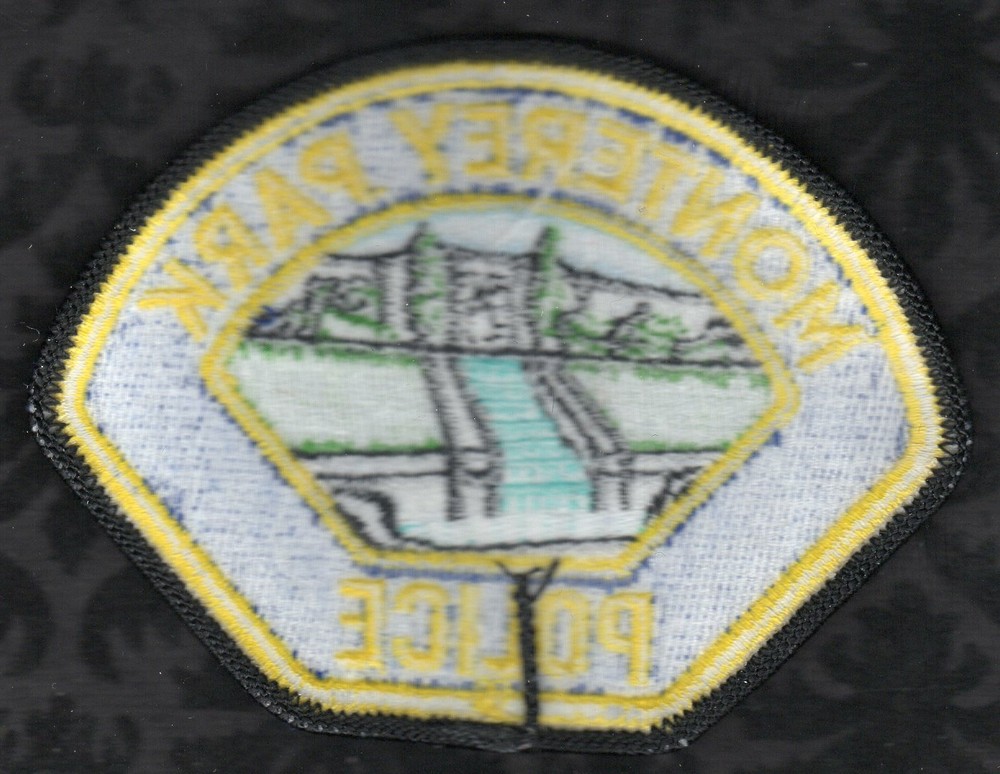 👀😍😜👌 Monterey Park California Shoulder Patch