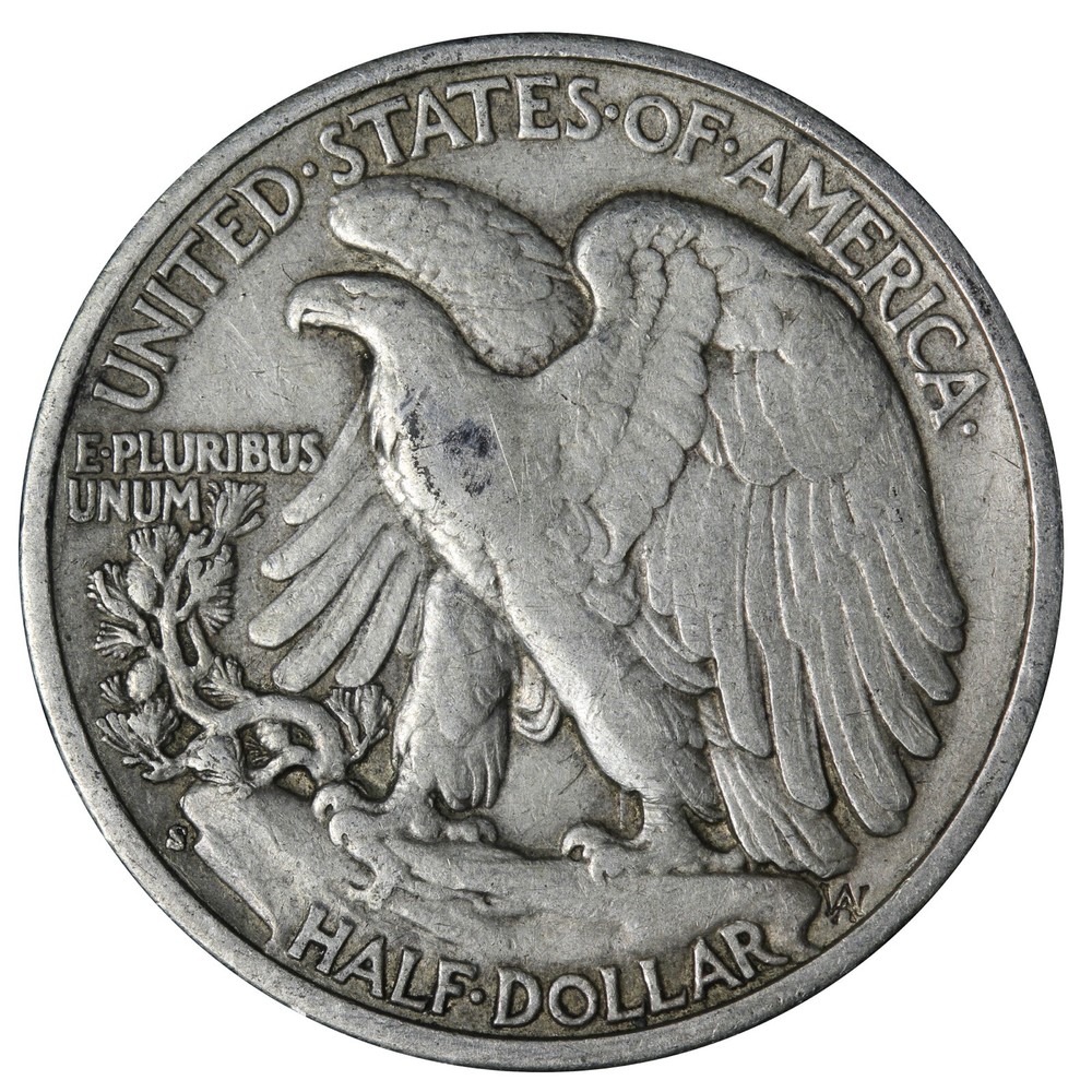 1943-S Walking Liberty Half Dollar In XF Condition