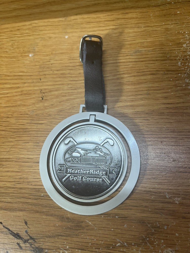 Golf Bag Medallion "Heather Ridge Golf Course"