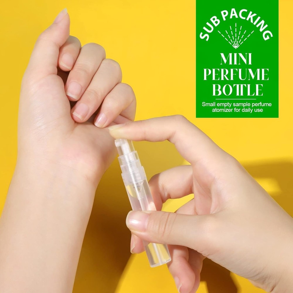 20 Mini Refillable Spray Bottles 5ml – Travel Atomizers for Perfume & Oils