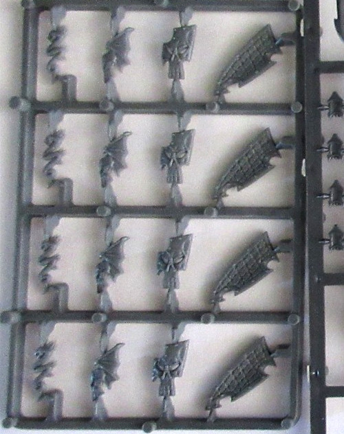 Warhammer Dark Elves Shields on Sprue