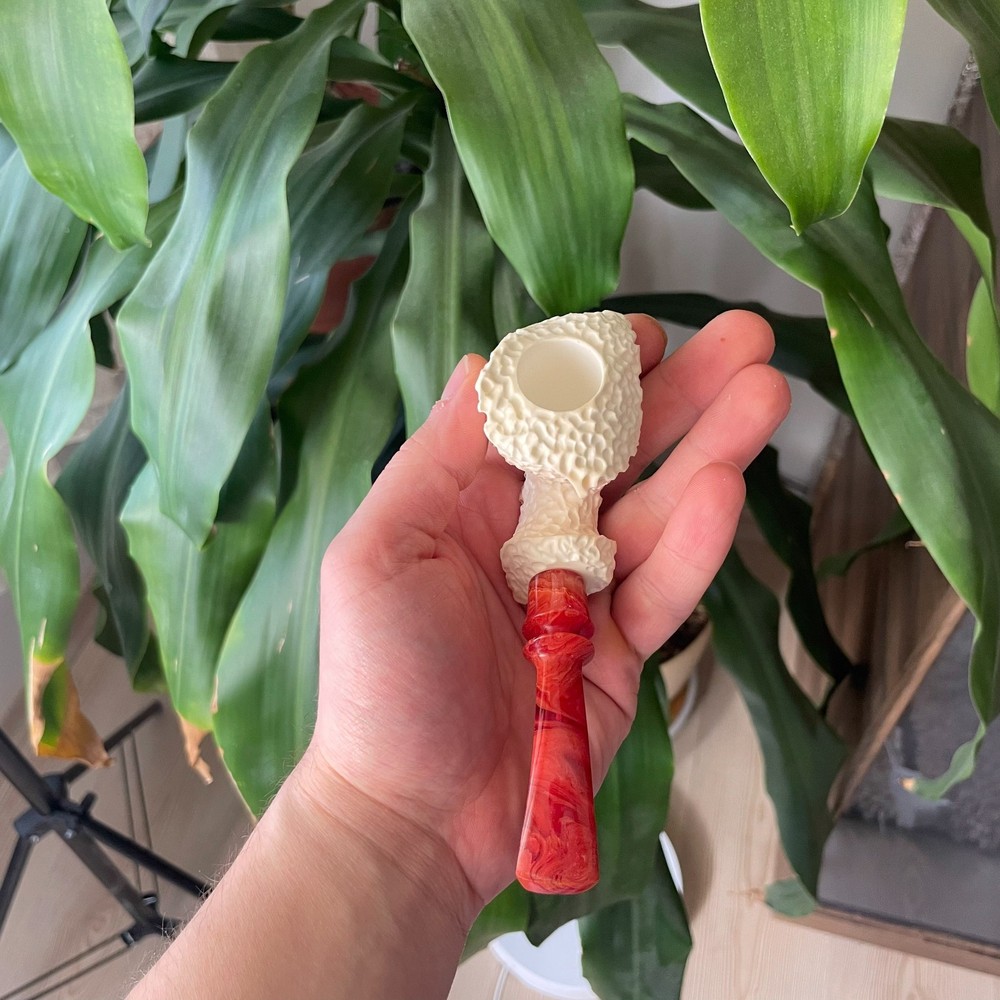 S.Yanik Meerschaum Pipe – Shell Design Freehand Pipe
