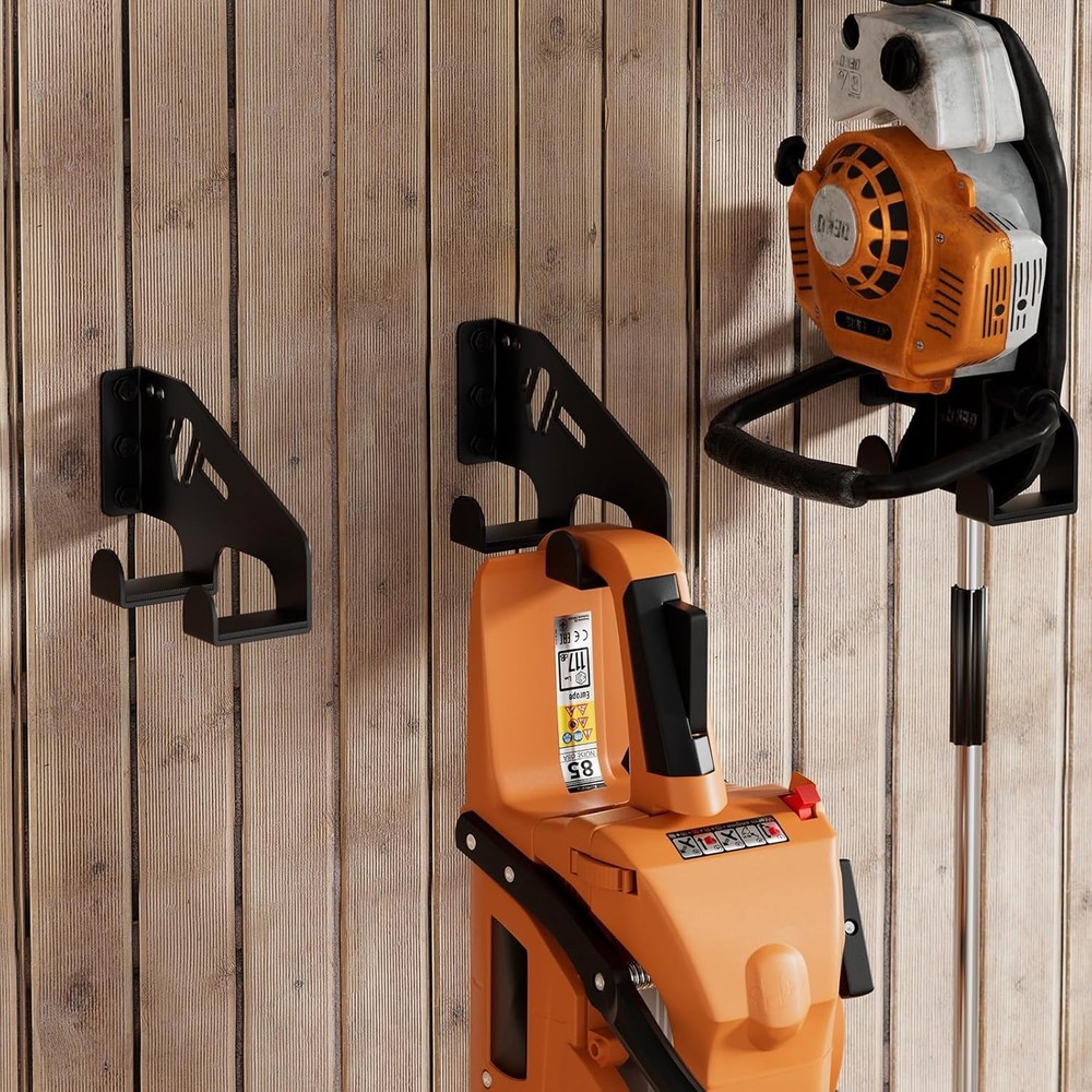 Heavy-Duty Wall Mount for Chainsaws - Garage Storage Organizer