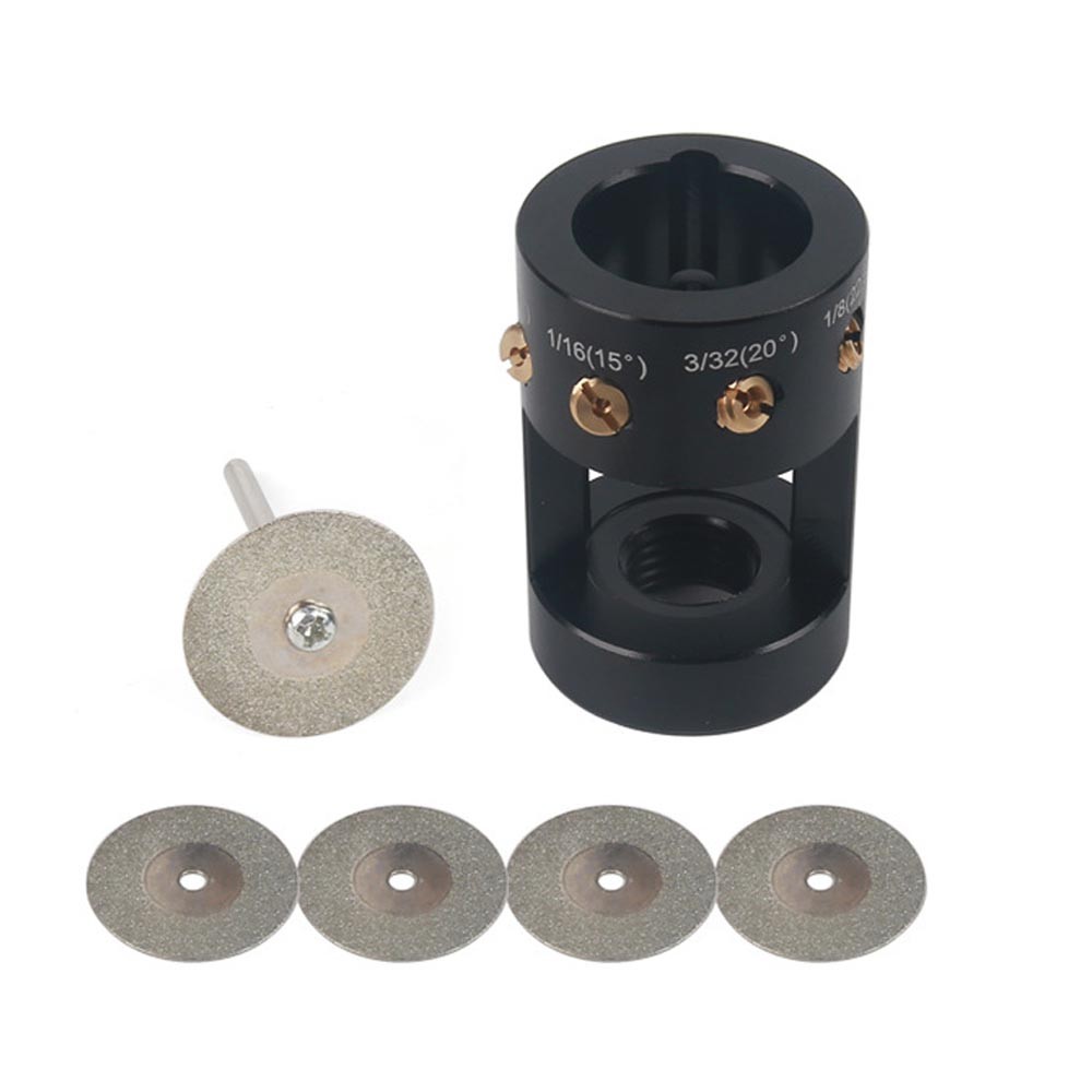 Sharpener Grinder Tool for TIG Welding Tungsten Electrode Multi-Angle Offsets