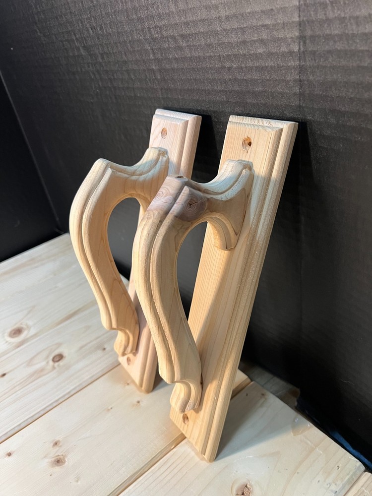 Handcrafted  Sauna Door Handles – Solid Wood Pulls, Set of 2