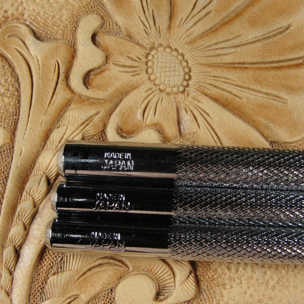 Japan Select - Smooth Pear Shader Stamp Set (3-Piece Set, Leather Tools)