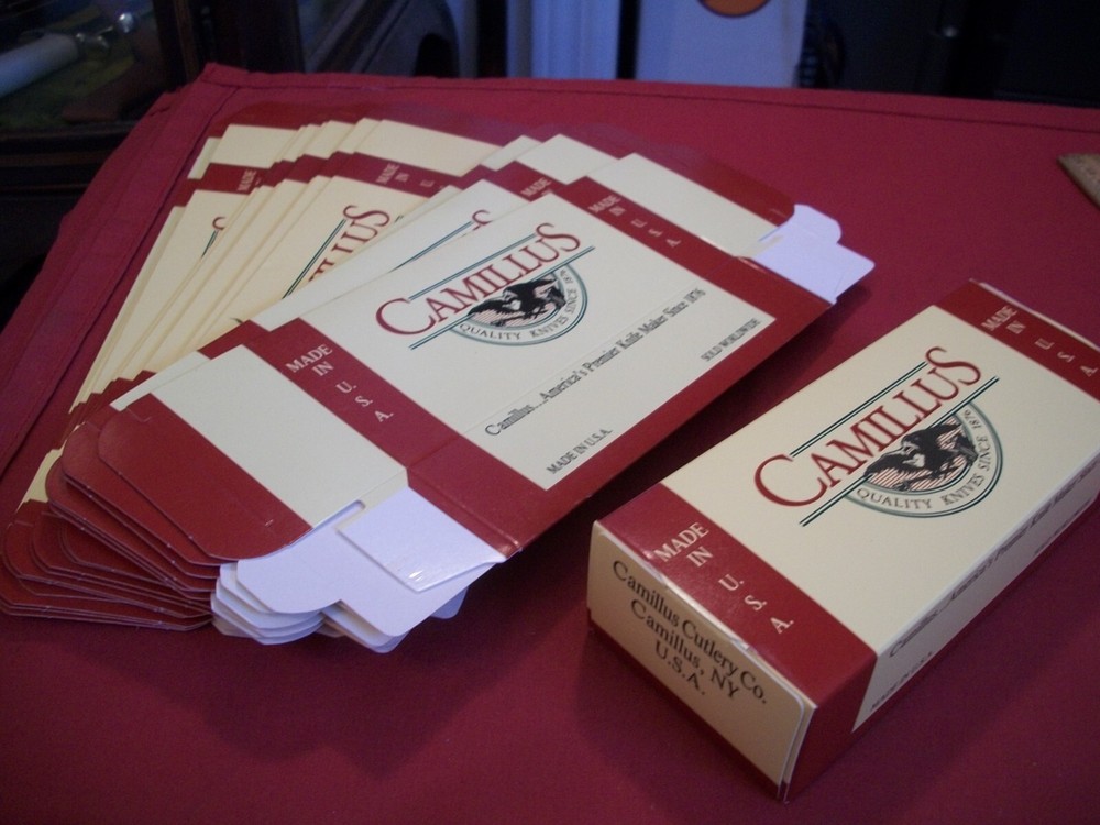 Vintage Camillus Knife Box Only, Nos