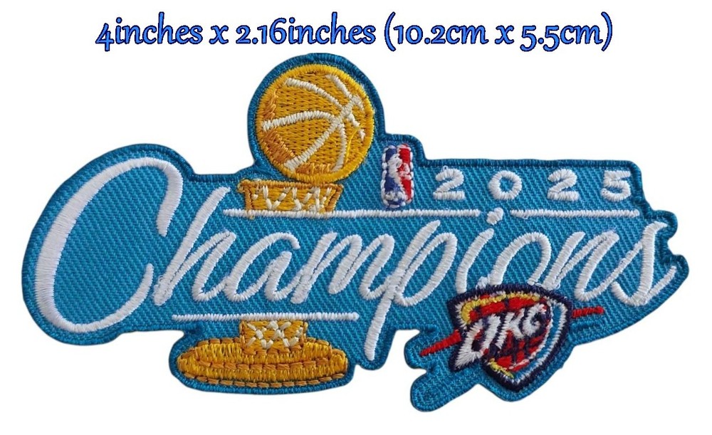 Oklahoma THUNDERS2025 Set 10PCS PER PACK LOGO PATCH,IRON,​Sewing​ on​ Fabrics