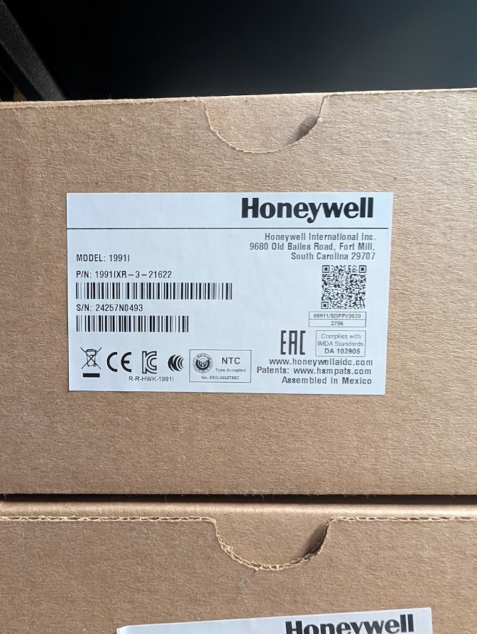 Honeywell Granit XP 1991iXR Barcode Scanner