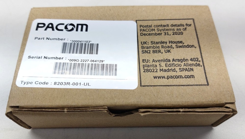 Pacom 8203R-001-UL Four-Output Expansion Module 300041103