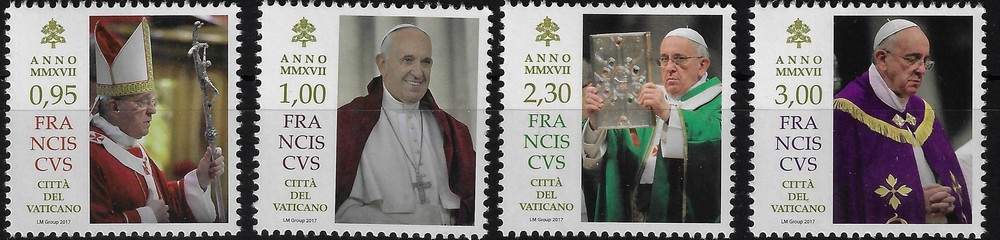 2017 Vatican Pope Francis 2017 MNH