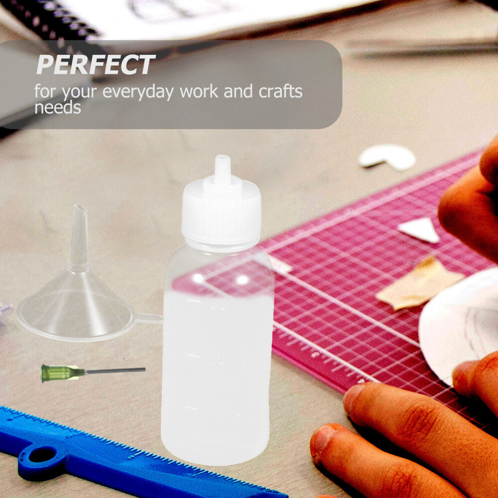 1 Set Multi-use Glue Bottles Small Needle Tip Squeeze Bottle Home