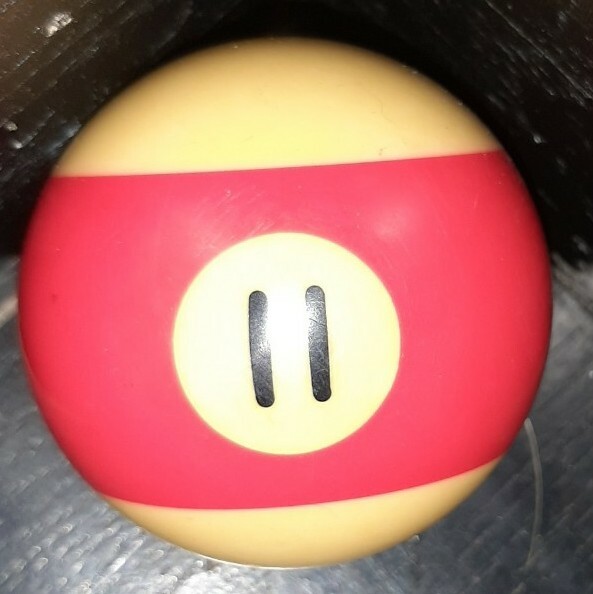 Vintage aramith Replacement Pool Ball Red #11 billiard 2 1/4" diameter