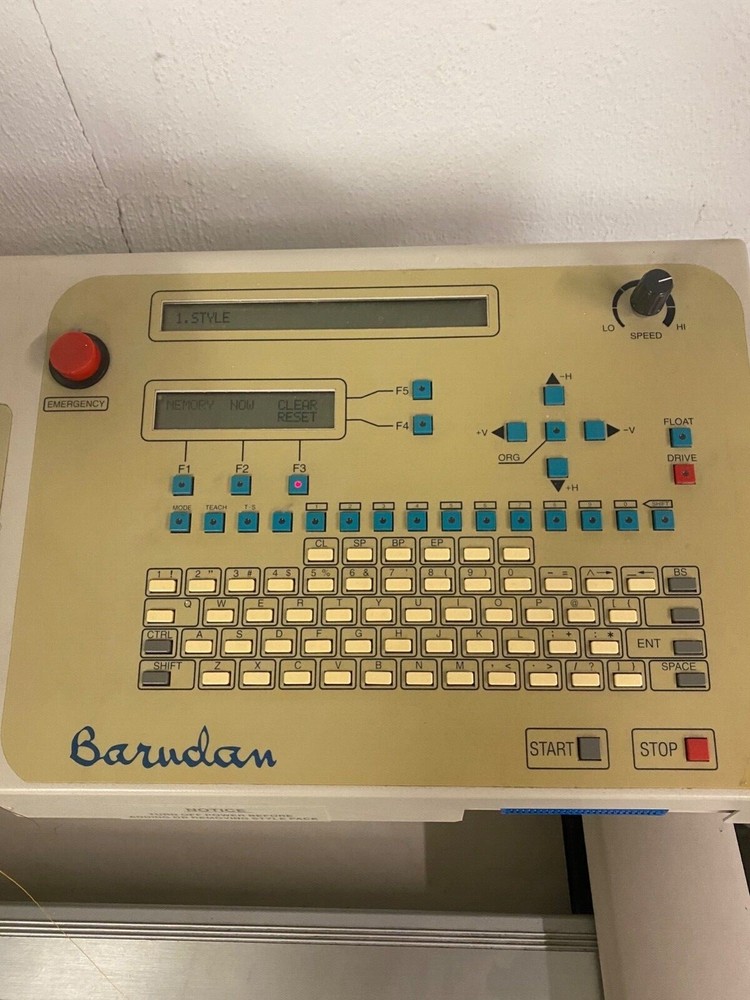 embroidery machine barudan single head