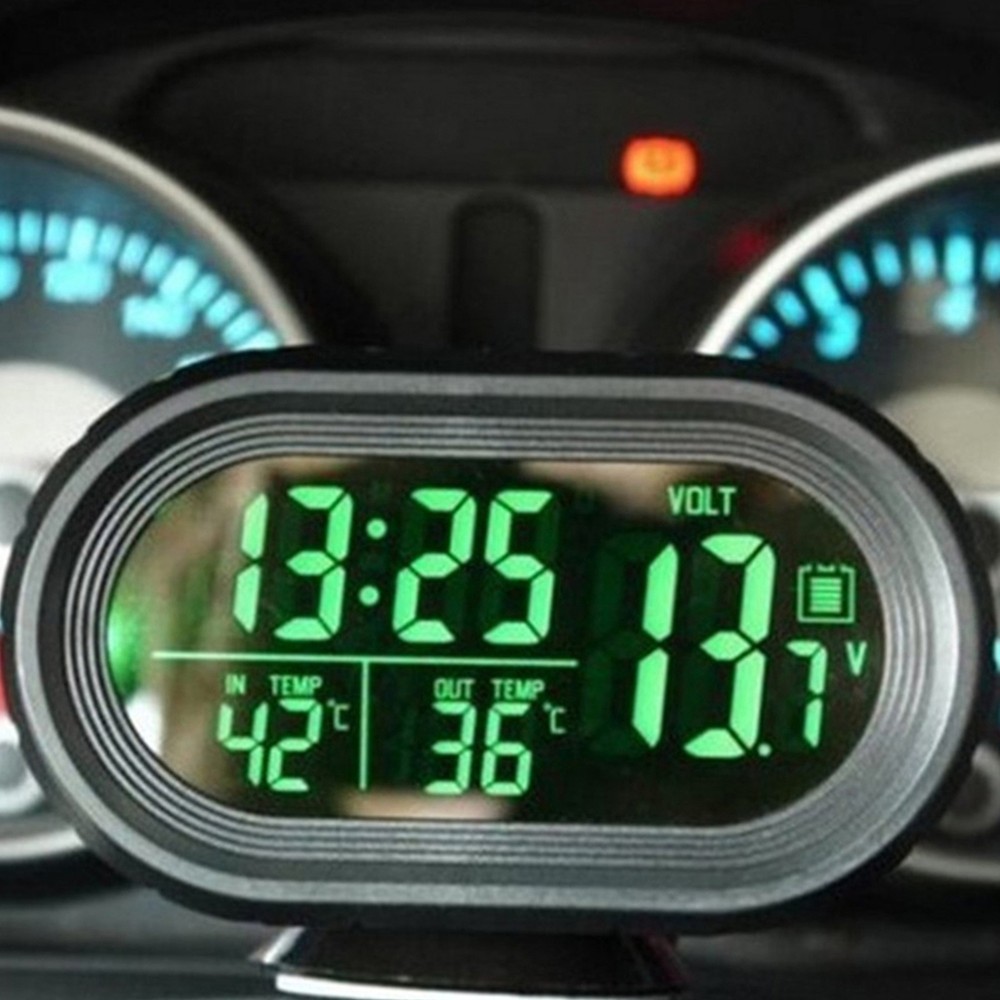 Car Digital Automobile Lighted Auto Dual Z0V4