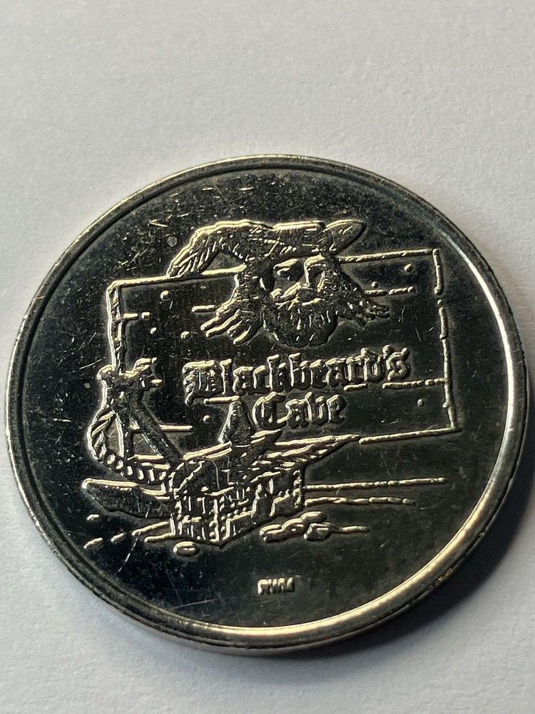RARE Blackbeard’s Cabe Arcade Token Defunct #tt1