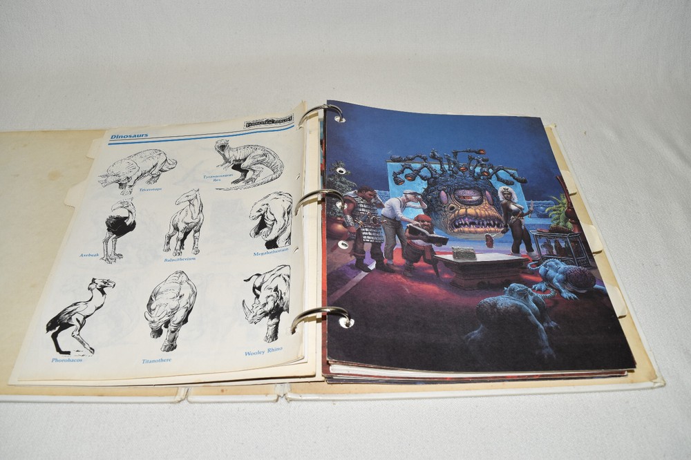 TSR AD&D 2nd Edition Monstrous Compendium VOLUME 1 2 & 3 Forgotten Realms BINDER