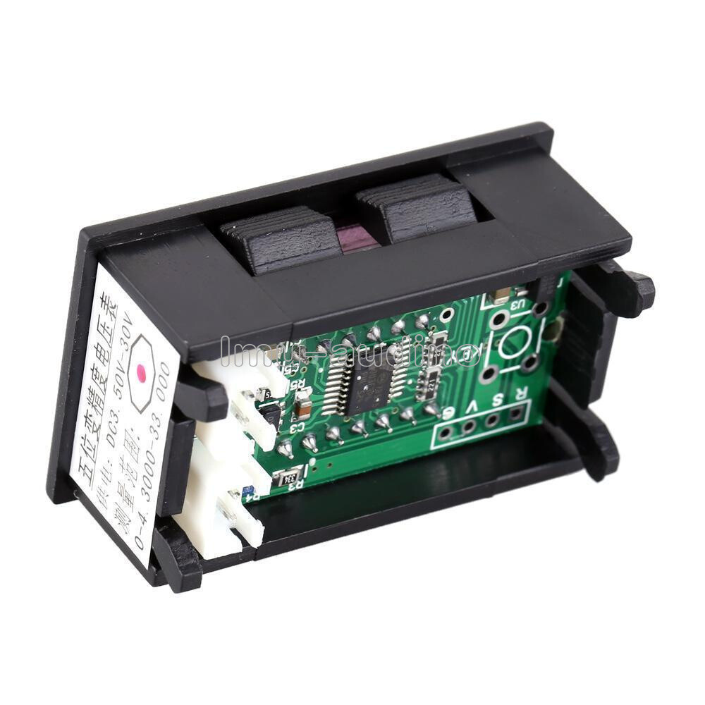 0.36" DC0-33.000V 5 Digits Digital LED display Voltmeter Voltage Meter Car Panel