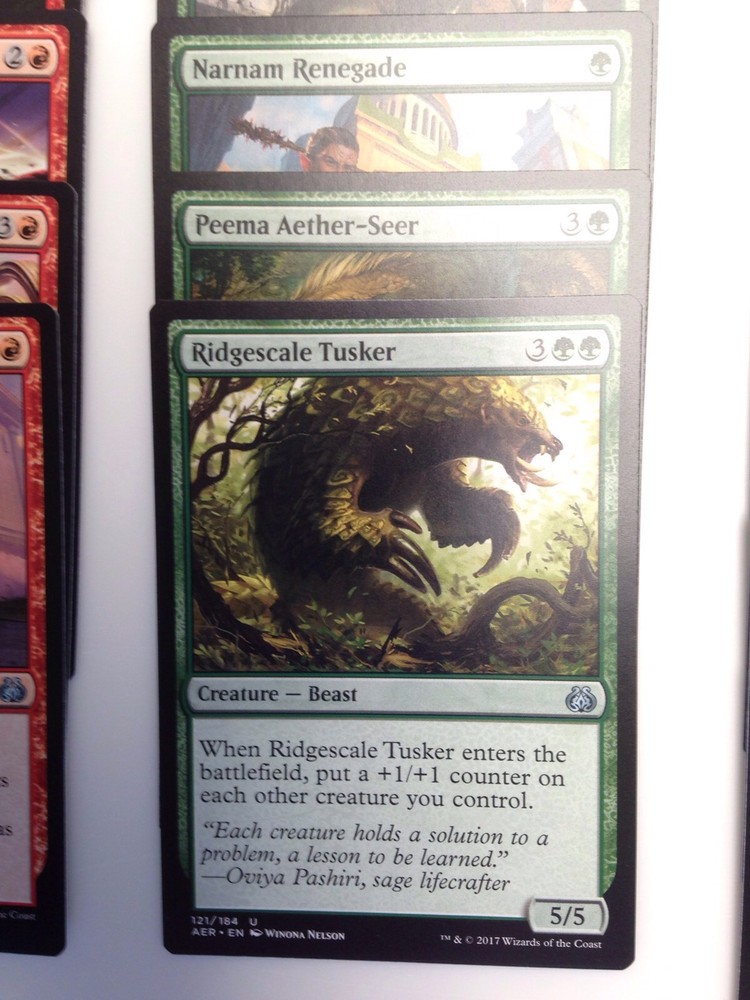 Aether Revolt 60 Card Complete NM Uncommon Set Magic the Gathering (MtG AER)