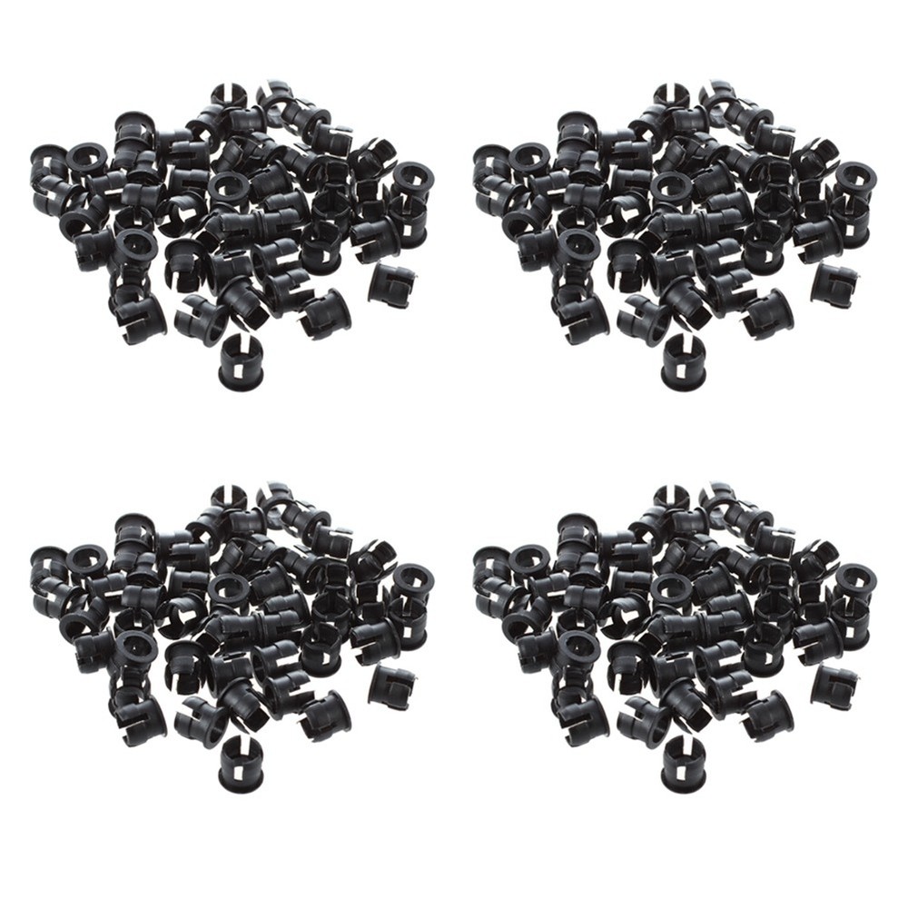 200 Pcs 5mm Black Plastic LED Holder Case Clip Display Panel A2N46914