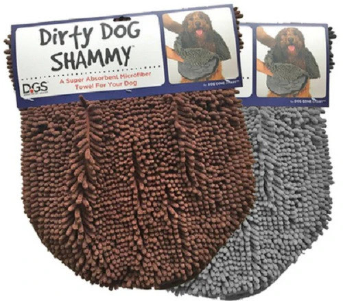 Dirty Dog Shammy in Grey or Brown