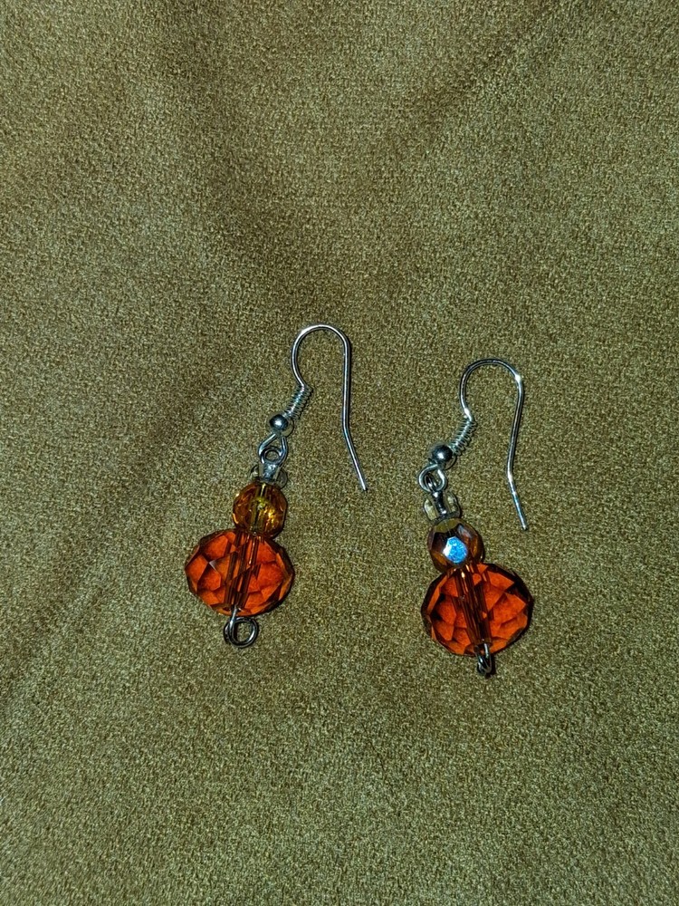 Handmade Glass Crystal earrings