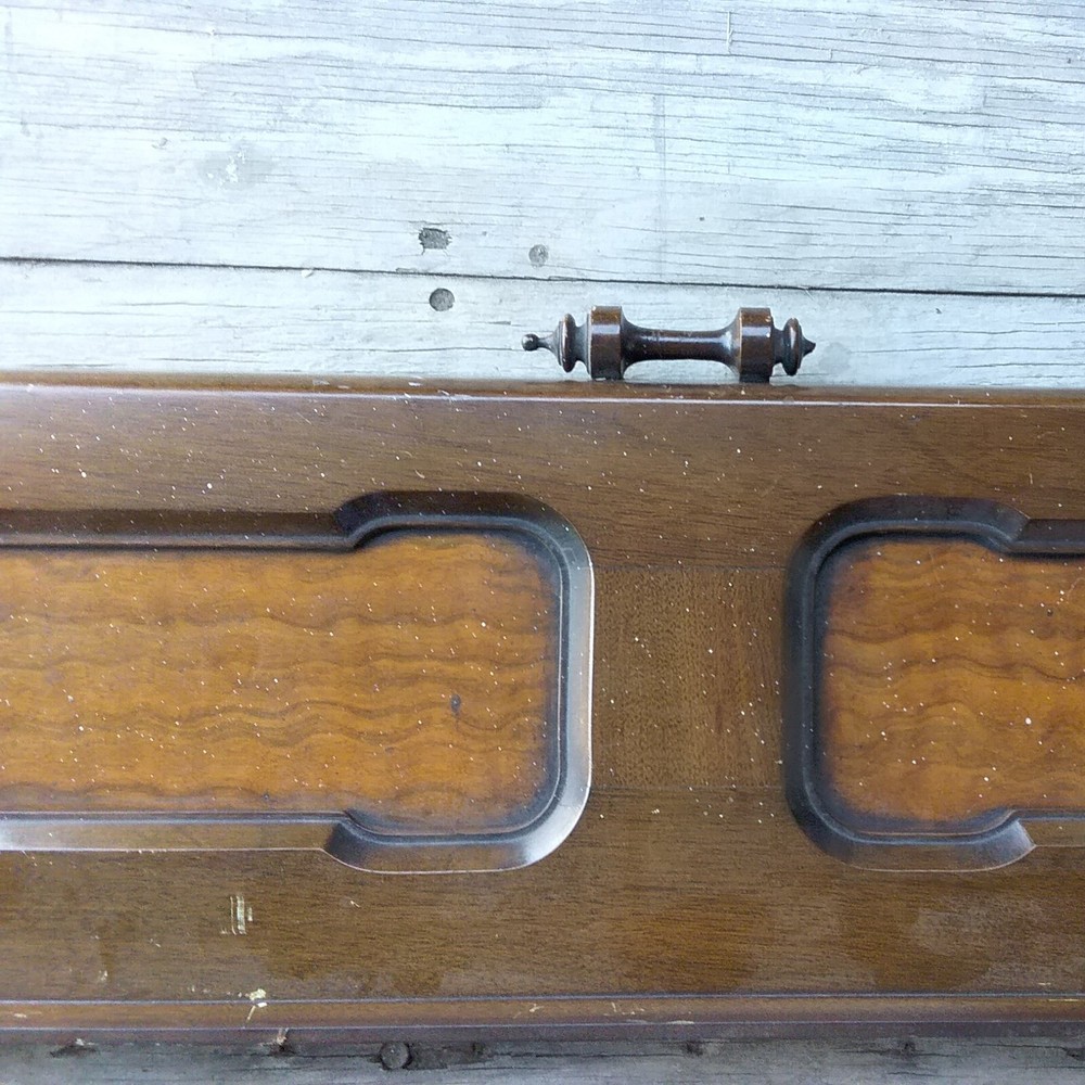 Walnut Wood Architectural Salvage Organ 1880's Panel Solid