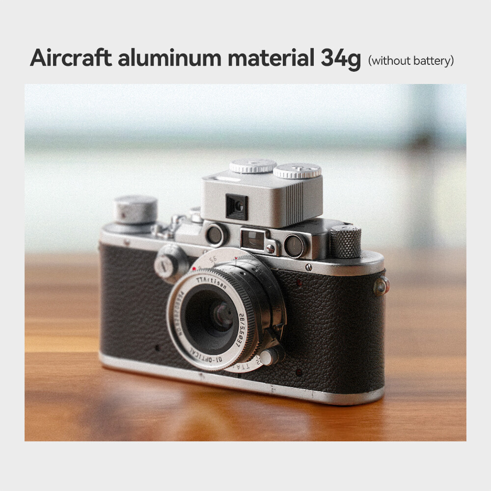 Open box TTARTISAN Light Meter II Camera Real-time Metering Tool 2 Dial (Silver)