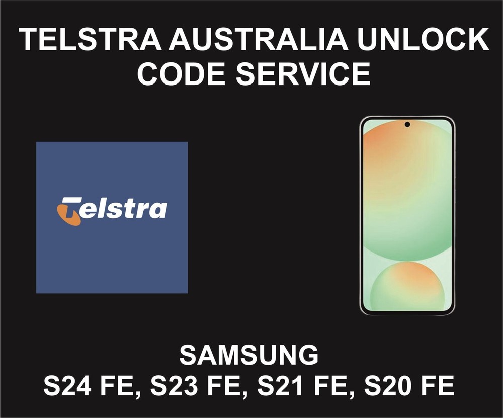 Telstra Australia, Unlock Code, Key, S24 FE, S23 FE, S21 FE, S20 FE