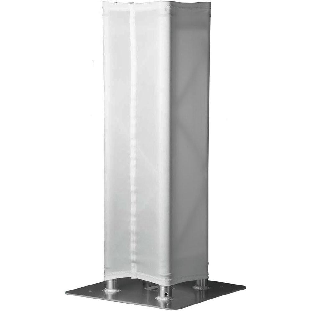 Truss Cover with Hook & Loop White, 10 ft.