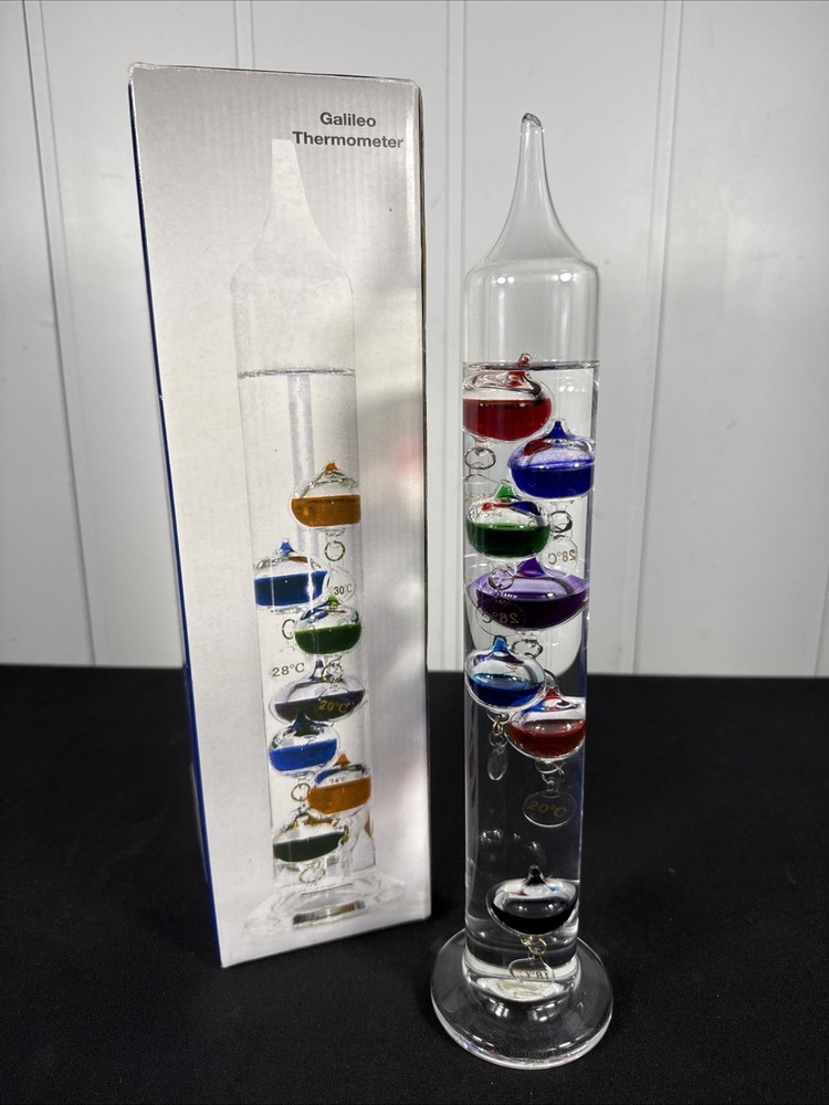 Galileo Thermometer  7 Ball 13.5" - 35cm