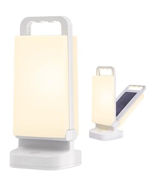 Solar Camping Lantern, Rechargeable Battery Powered Camping Light 1 Pack